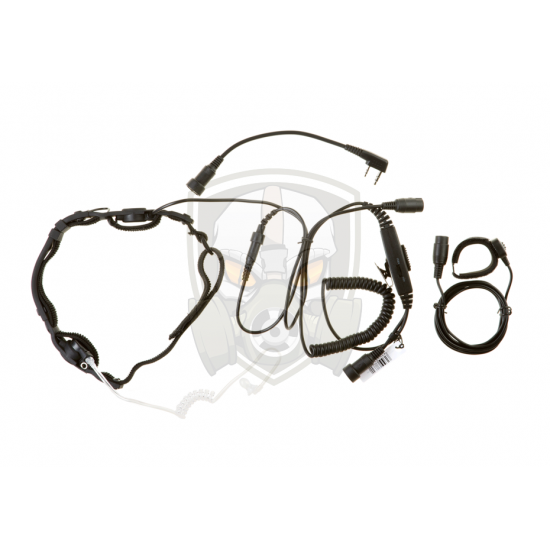 SWAT Tactical Throat Mic Set for Kenwood