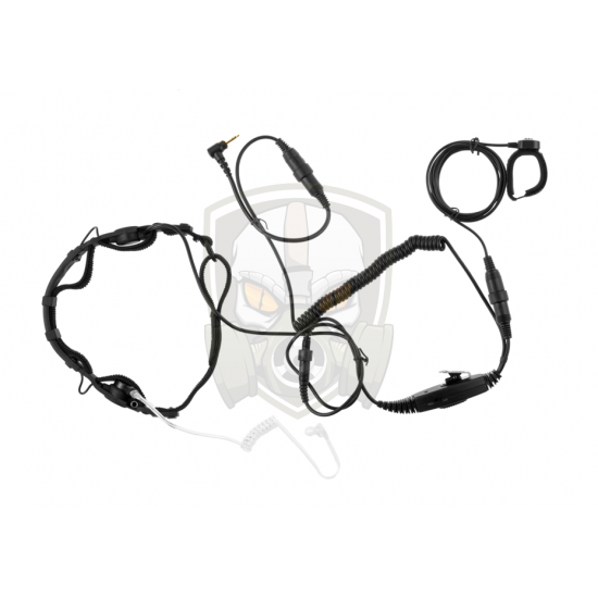 SWAT Tactical Throat Mic Set for Motorola Talkabout