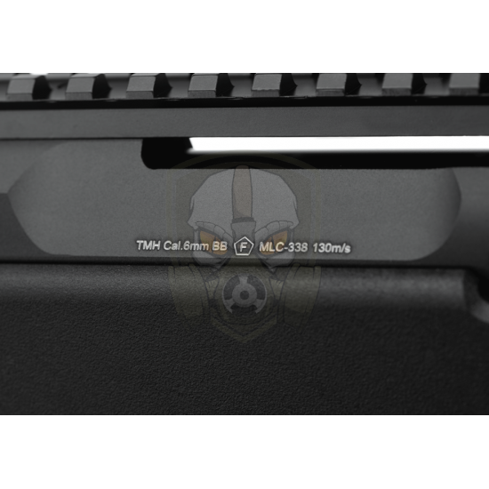 MLC-338 Bolt Action Sniper Rifle Deluxe Edition 130m/s  - Black -