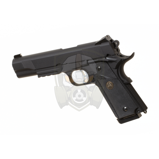 M1911 MEU Full Metal GBB - Black - KJ Works -
