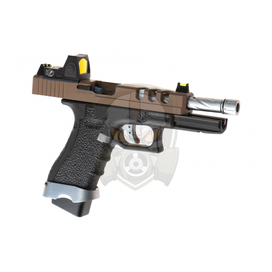 EU17 Vented + BDS GBB - Black/Tan -