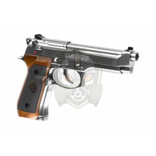 M92 Samurai Edge Biohazard Full Metal GBB - Silver -