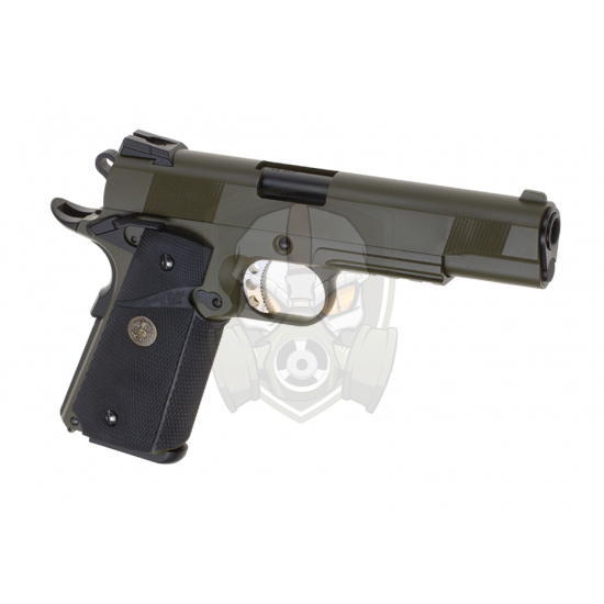 M1911 MEU Tactical Full Metal GBB - OD -