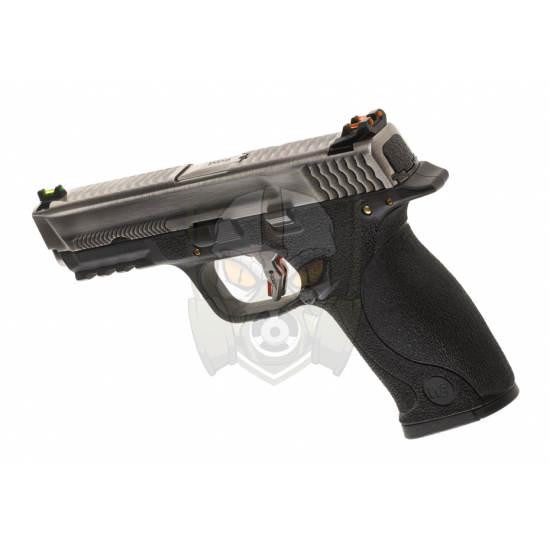 WET-05 SV Silver Barrel Metal Version GBB - Black -