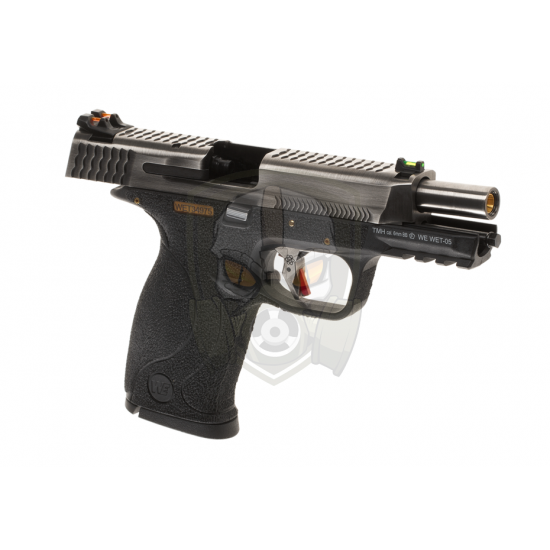 WET-05 SV Silver Barrel Metal Version GBB - Black -