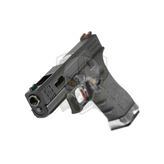 G-Force 17 BK Silver Barrel Metal Version GBB - Black -