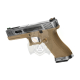 G-Force 17 SV Silver Barrel Metal Version GBB - Desert -