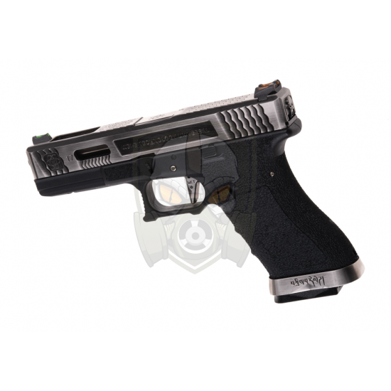 G-Force 17 SV Silver Barrel Metal Version GBB - Black -
