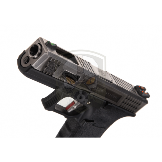 G-Force 17 SV Silver Barrel Metal Version GBB - Black -