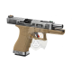 G-Force 18C SV Silver Barrel Metal Version GBB - Desert -