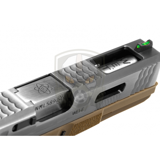 G-Force 18C SV Silver Barrel Metal Version GBB - Desert -