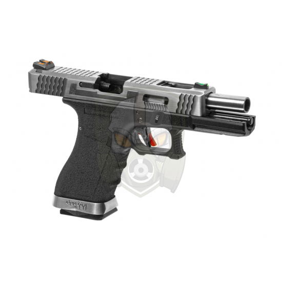 G-Force 18C SV Silver Barrel Metal Version GBB - Black -