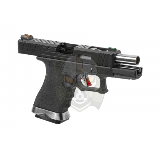 G-Force 19 BK Silver Barrel Metal Version GBB