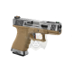G-Force 19 SV Silver Barrel Metal Version GBB - Desert -