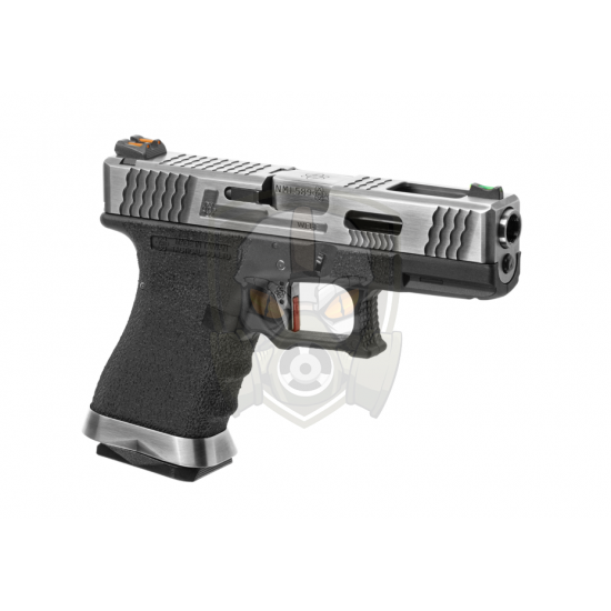 G-Force 19 SV Silver Barrel Metal Version GBB - Black -