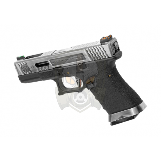 G-Force 19 SV Silver Barrel Metal Version GBB - Black -