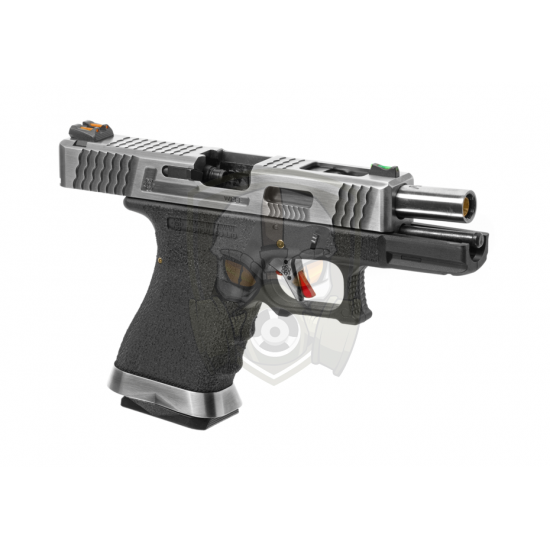 G-Force 19 SV Silver Barrel Metal Version GBB - Black -