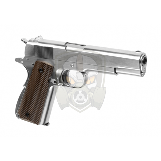 M1911 Full Metal V3 GBB - Silver -