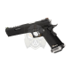 Hi-Capa 6 Force A Silver Barrel Full Metal GBB - Black -