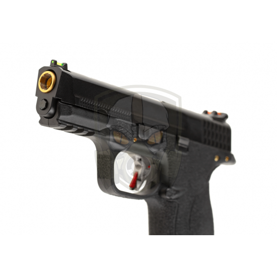 WET-05 BK Gold Barrel Metal Version GBB - Black -