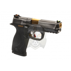 WET-05 SV Gold Barrel Metal Version GBB - Black -