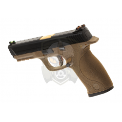 WET-05 BK Gold Barrel Metal Version GBB - FDE -