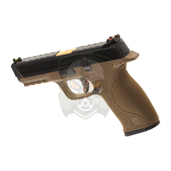WET-05 BK Gold Barrel Metal Version GBB - FDE -