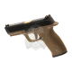 WET-05 BK Gold Barrel Metal Version GBB - FDE -