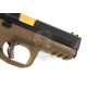 WET-05 BK Gold Barrel Metal Version GBB - FDE -