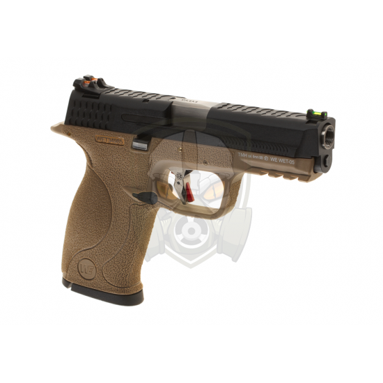 WET-05 BK Silver Barrel Metal Version GBB