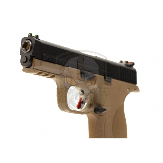 WET-05 BK Silver Barrel Metal Version GBB