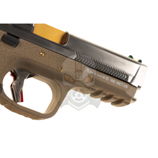 WET-05 SV Gold Barrel Metal Version GBB - FDE -
