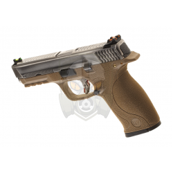 WET-05 SV Silver Barrel Metal Version GBB - FDE -