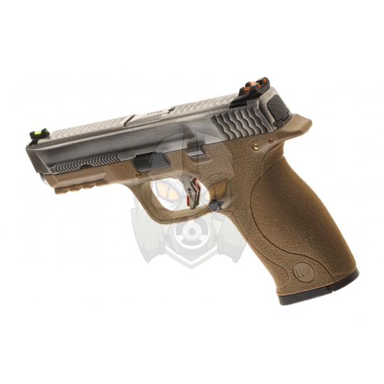 WET-05 SV Silver Barrel Metal Version GBB - FDE -