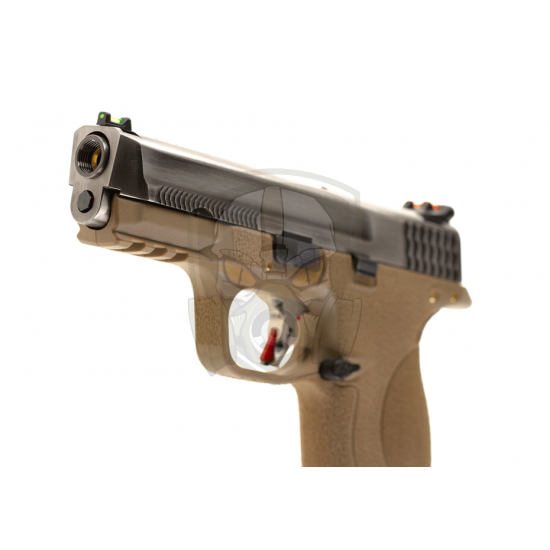WET-05 SV Silver Barrel Metal Version GBB - FDE -