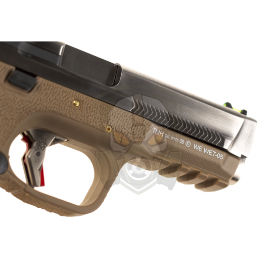 WET-05 SV Silver Barrel Metal Version GBB - FDE -