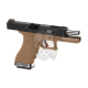G-Force 17 BK Silver Barrel Metal Version GBB - Desert -