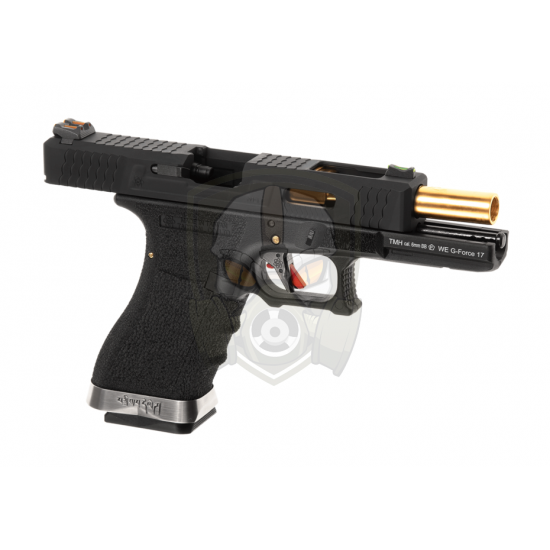 G-Force 17 BK Gold Barrel Metal Version GBB - Black -