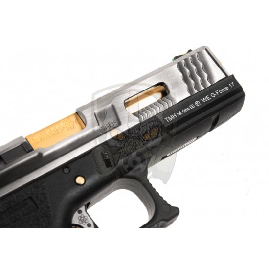 G-Force 17 SV Gold Barrel Metal Version GBB - Black -