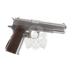Colt M1911 Full Metal GBB - Silver -