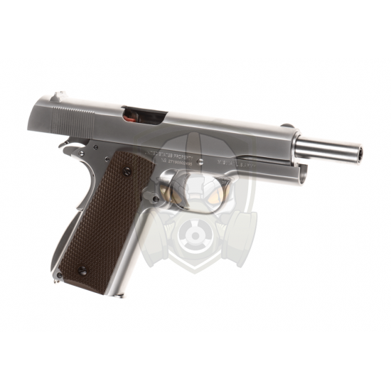 Colt M1911 Full Metal GBB - Silver -