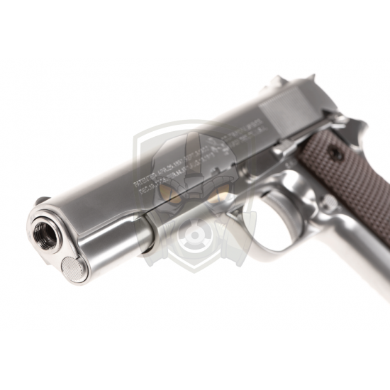 Colt M1911 Full Metal GBB - Silver -