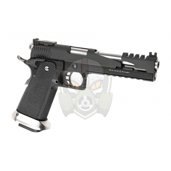 Hi-Capa 6 T-Rex Customs Titanium Barrel Full Metal GBB - Black -