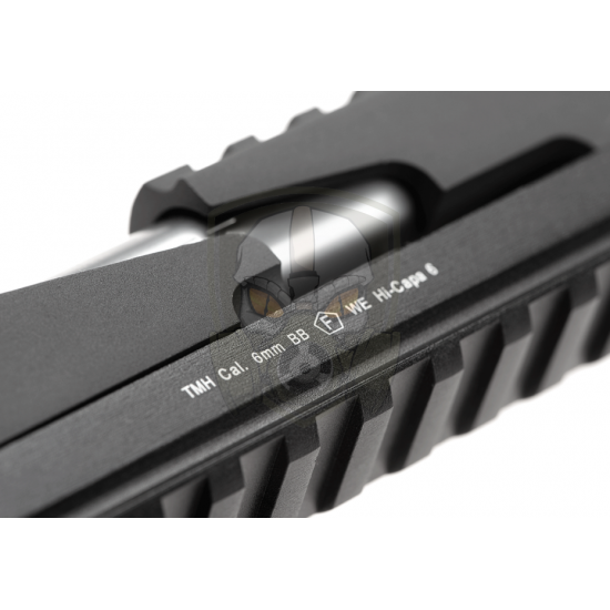 Hi-Capa 6 T-Rex Customs Titanium Barrel Full Metal GBB - Black -