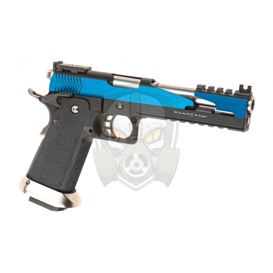 Hi-Capa 6 T-Rex Customs Titanium Barrel Full Metal GBB - Blue -