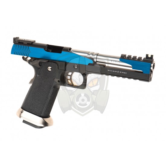 Hi-Capa 6 T-Rex Customs Titanium Barrel Full Metal GBB - Blue -
