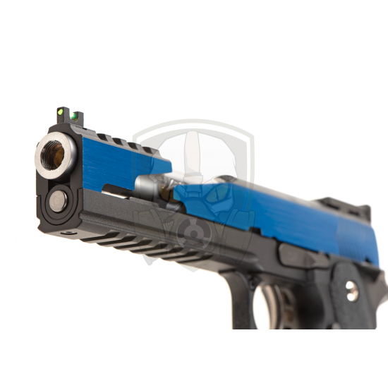Hi-Capa 6 T-Rex Customs Titanium Barrel Full Metal GBB - Blue -