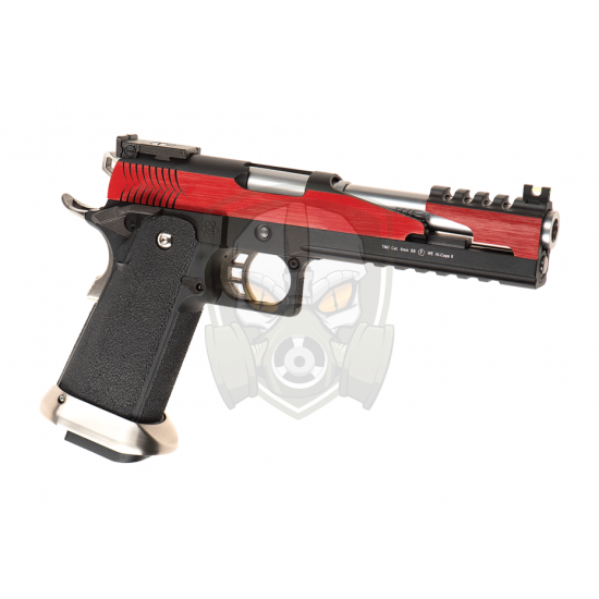 Hi-Capa 6 T-Rex Customs Titanium Barrel Full Metal GBB - Red -