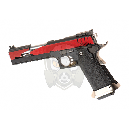 Hi-Capa 6 T-Rex Customs Titanium Barrel Full Metal GBB - Red -