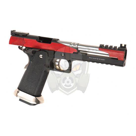 Hi-Capa 6 T-Rex Customs Titanium Barrel Full Metal GBB - Red -
